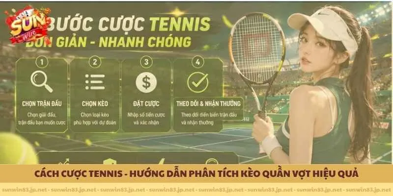      Cách cược tennis - Hướng dẫn phân tích kèo quần vợt hiệu quả